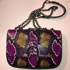 Longchamp Amazone Mini Multicolor Python Crossbody